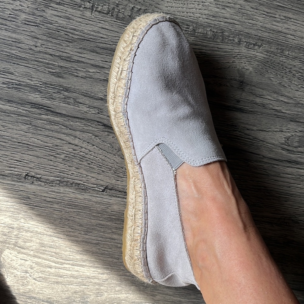 Fabiola grey suede espadrilles sz 38- never worn! - Picture 4 of 4